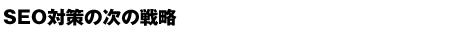 SEO�΍�̎��̐헪