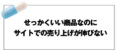 ���������������i�Ȃ̂ɃT�C�g�ł̔���グ���L�тȂ�